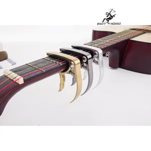 China factory suppliers good quality Zinc Alloys optional color popular guitar capo guitar accessories for wholesale