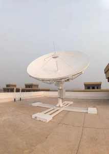 Tragbare 7,3 m hoch effiziente Satelliten antenne mit zwei Reflektoren und fester Erd station Multi band RF für Bodens atel liten - Product Image 3