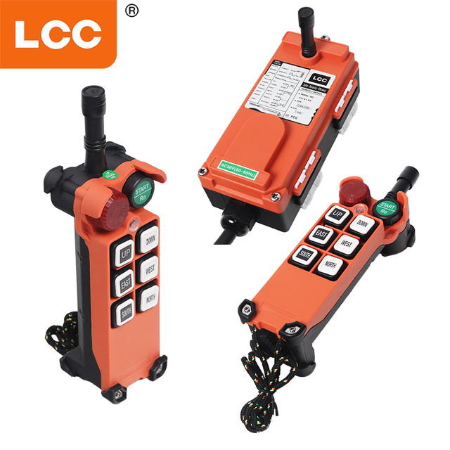 Telecontrol F21-E1Forklift Crane Remote Control 6 Buttons Which Industrial Crane Wireless Radio Remote Control