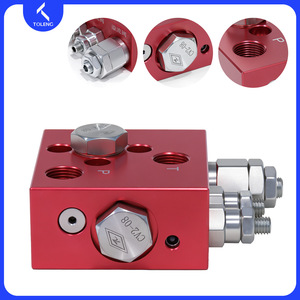 Bloc de vanne hydraulique Tianlong Machinery 24V, groupe de vanne composite en acier manuel pour plateforme élévatrice - Product Image 5