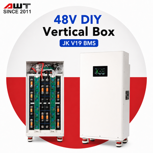 Kit de Batería LiFePO4 DIY 16S 48V con BMS JK V19, Interruptor de 200A/250A y Pantalla LCD de 4.3 Pulgadas para Celdas de 280Ah/314Ah, Almacenamiento Solar Doméstico de 16kWh (Stock UE) - Product Image 1