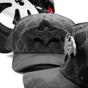 <span class=keywords><strong>Gorra</strong></span> de Béisbol Unisex con Logotipo de Murciélago Gótico con Pedrería, Bordado 3D, Estilo Deportivo Vintage, con Correa Ajustable, Nueva Llegada 2026 - Product Image 4