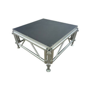 Palco Portatile in Alluminio per Matrimoni, Feste, Esposizioni ed Eventi, Podio Mobile per Esterni, Passerella per Danza, DJ, Concerti e Illuminazione - Product Image 5