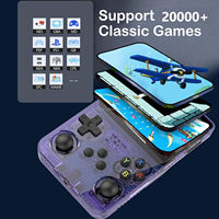 Console de jeux vidéo portable rétro 3,5 pouces R36S Open Source Linux 64 Go de capacité 10 000 jeux pour GB