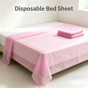 Rollo de Tela No Tejida Laminada Impermeable Rosa Directo de Fábrica para Sábanas Desechables y Uso en Salones - Product Image 5