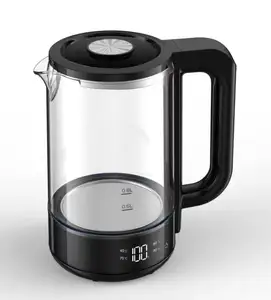 Glass Kettle Intelligent Smart Electric Kettle With Tuya Wifi ALICE Alexa 1.8L 2.0L Keep Warm Tea Kettle For Coffee Milk