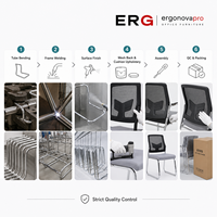 Chaise de visiteur exécutive moderne en cuir véritable, empilable, avec siège rembourré et structure en plastique, idéale pour les salles de formation, de réunion et d'hôtel
