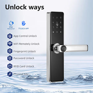 <span class=keywords><strong>Serrure</strong></span> de porte de conception européenne IP66 TT BLE <span class=keywords><strong>Serrure</strong></span> de porte électrique intelligente <span class=keywords><strong>pour</strong></span> porte en métal, fer et bois <span class=keywords><strong>Serrure</strong></span> intelligente d'extérieur étanche - Product Image 2