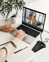 Microphone de conférence USB CMTECK G008, microphone à condensateur pour enregistrement, microphone USB à col de cygne pour salle de réunion, interview, discours