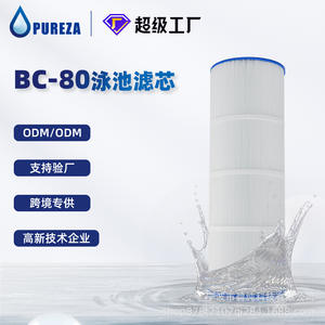 Pureza Pool Filter Cartridge 20inch X 7inch BC-80SPA Replacement For Spa <b>Water</b> Purification - Product Image 3