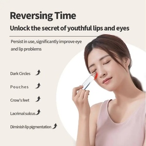 <b>Micro</b> Current Anti-Wrinkle Electric Eye Massage <b>Machine</b> High Frequency Eye Massager With Heat Compression - Product Image 3