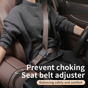 कार सीट बेल्ट धारक बच्चों के बेल्ट एडसर एंटी-गला घोंटने वाले स्टॉपर सीट बेल्ट जारी बकल सार्वभौमिक मानक फिट - Product Image 4