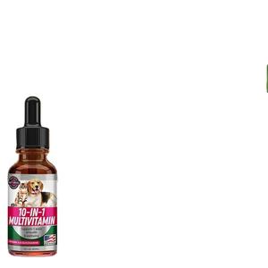 Multivitaminas OEM 10 en 1 para mascotas con vitamina A y glucosamina gotas suplementos vitamínicos para perros - Product Image 3