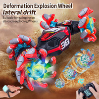 Voiture télécommandée MST Toys 360, rotation à 360°, retournements double face, éclairage 3D, roues acrobatiques, voiture RC