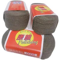 Rouleau de laine d'acier inoxydable de qualité supérieure 100g, tampon abrasif de polissage et de nettoyage pour surfaces dures en bois, métal, verre et automobiles