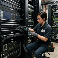 Câble Réseau LAN Cat5e FTP UTP 26AWG 4 Paires 8 Cœurs Cuivre CCA LSZH Ignifuge 305m 1000ft Câblage Commercial