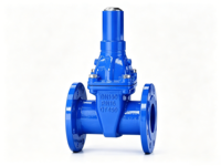 Vanne à opercule triangulaire à bride verrouillable en fonte ductile QT450 PN16 DN50-DN200 pour conduite d'eau et alimentation en eau municipale