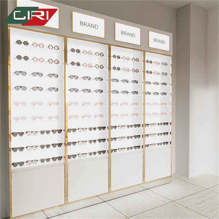 eyewear display cabinet lockable optical shop