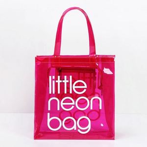 Transparent Candy Color PVC Waterproof Shopping <b>Bag</b> <b>Beach</b> <b>Bag</b> Female Casual Shoulder <b>Bag</b> - Product Image 6