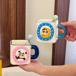 Crayon Shinchan <b>Ceramic</b> <b>Mug</b> With Handle Cartoon Design For Home Use Single Cup - Product Image 4