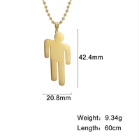 Nouveauté Collier pendentif croix en acier inoxydable plaqué or 18 carats tendance personnalisé avec numéro unisexe cadeau de fiançailles
