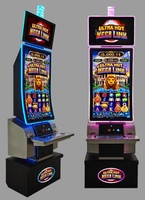 Équipement d'arcade à rotation chanceuse à double monnayeur, avec bouton mécanique et système de rédemption de tickets, en métal, garantie 1 an, espagnol, japonais