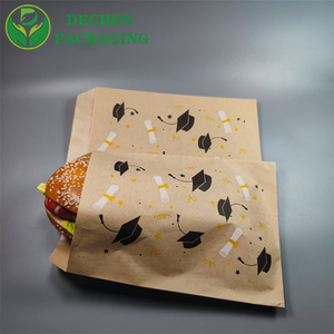 Paper Bag Pouches Supermarket Paper Bag Food Bags For Delivery