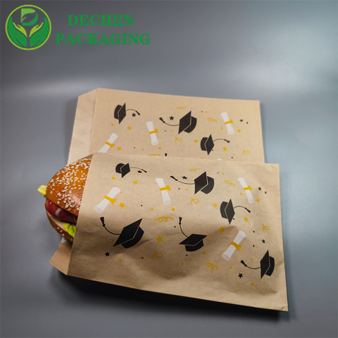 Hot Bag For Food Paper Bag Food Logo Print Food Paper Bags 6cmx15cm