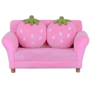 Children Couch Sofa With Strawberry Pillow