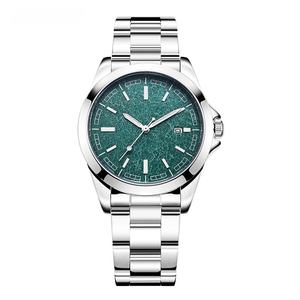 Montre mécanique pour homme avec mouvement mécanique entièrement automatique, surface en cristal de saphir bleu de 40 mm, fonction jour et nuit - Product Image 6