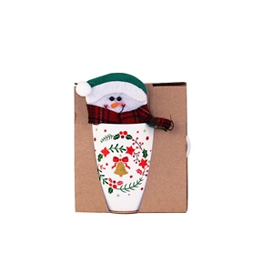 Ensemble <span class=keywords><strong>de</strong></span> tasses <span class=keywords><strong>de</strong></span> Noël en céramique faites à la main-350ml sans danger pour les aliments, logo/emballage personnalisé, cadeau <span class=keywords><strong>de</strong></span> fête et décoration intérieure - Product Image 4