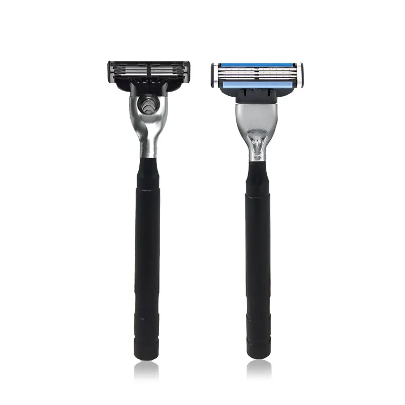 Lâmina de barbear tripla, novo design compatível com gillette jogo 3 lâmina de barbear masculino