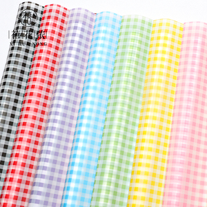 Papier d'emballage coréen mat Xihuanong à motif quadrillé pour fleurs, feuille de bouquet faite à la main, fournitures en gros pour fleuristes - Product Image 6