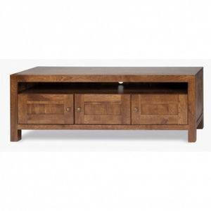Modern Luxury Solid <b>Wood</b> TV Cabinet with Storage Drawers & Open <b>Shelves</b> Wholesale Living Room Entertainment <b>Unit</b> Furniture - Product Image 3