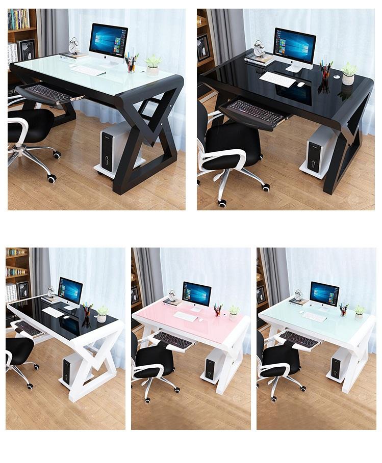 ORANGLES YQ Forever Compact Laptop Computer Desk with Bookshelf | Eco-Friendly Tempered Glass Table Top, Steel Frame, Space-Saving Office Table for Home & Study – Qatar - elegant presentation - exhibiting components - Image 6 of 6 | ideal for home | Discount on YQ Forever Compact Laptop Computer Desk with Bookshelf | Eco-Friendly Tempered Glass Table Top, Steel Frame, Space-Saving Office Table for Home & Study – Qatar Virginia | Free Shipping ORANGLES
