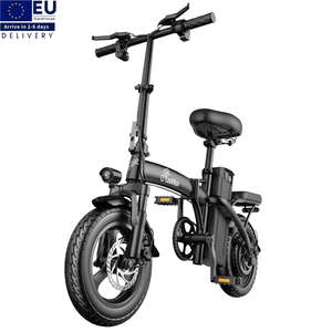 Vélo électrique pliable haute performance 48V, pneus à vide de 14 pouces, frein à disque double, mini vélo électrique de banlieue 400W - Product Image 1