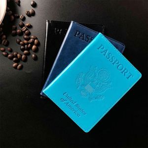 Porta Pasaportes Personalizado al por Mayor con Logotipo, Porta Pasaportes de Viaje de Cuero PU de Lujo con Diseño de Avión y Juego de Etiquetas para Equipaje - Product Image 2