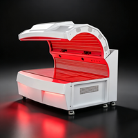 Capsule de luminothérapie LED rouge pour tout le corps avec système d'ouverture motorisé intelligent, service OEM ODM