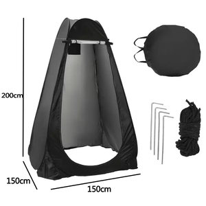 Tenda Doccia Pop-up Mesorock, Tenda Portatile per Doccia e WC, Facile da Trasportare e Utilizzare con Borsa per il Trasporto, Picchetti e Corde Antivento - Product Image 4