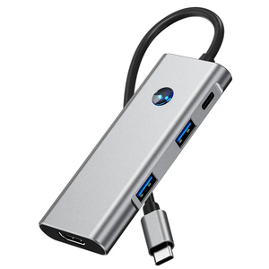4 in 2 Hub Splitter Power 4 <span class=keywords><strong>Port</strong></span> <span class=keywords><strong>USB</strong></span> 3.0 Hub Kecepatan Tinggi <span class=keywords><strong>Multi</strong></span> <span class=keywords><strong>Port</strong></span> <span class=keywords><strong>USB</strong></span> 3.0+<span class=keywords><strong>USB</strong></span> 2.0x3 <span class=keywords><strong>USB</strong></span> C HUB Dock Station untuk Komputer - Product Image 5
