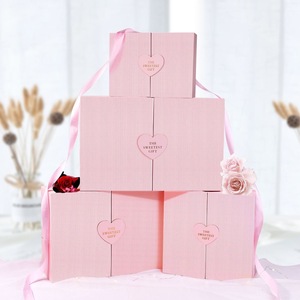 Boîte <span class=keywords><strong>en</strong></span> carton ondulé écologique personnalisée, boîte d'emballage pour bijoux et cosmétiques, boîte de rangement <span class=keywords><strong>en</strong></span> papier - Product Image 1