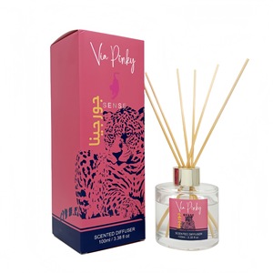100ml English Pear Rattan Wood Glass Eco-Friendly BPA Free Alcohol Free Fresh Aromatherapy Candle Air <b>Diffuser</b> Long Lasting - Product Image 4