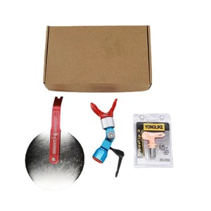 Pistolet à air Huiyan avec déflecteur à disque, buse bleue et tige d'extension, protection anti-éclaboussures de peinture - Product Image 4