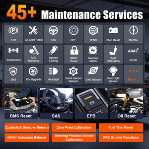 XTOOL D9HD Escáner de Diagnóstico Automotriz 12V-24V, Herramienta de Codificación de Llaves para Camiones D9 HD - Product Image 5