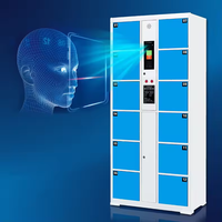 Cabinet intelligent électronique de casier de stockage de colis de bagage en métal de casier pour le supermarché