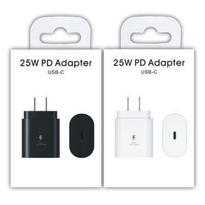Adaptador de <span class=keywords><strong>Carga</strong></span> <span class=keywords><strong>Rápida</strong></span> de 25 W con Cables, Enchufe para Reino Unido, Estados Unidos y Europa, Cargador de Pared USB-C para Teléfono y Tableta <span class=keywords><strong>Samsung</strong></span> Android - Product Image 5