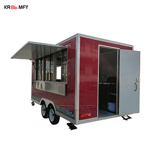 OEM Mobile Cafe And Fast Food Trailer Moveable 20ft 40ft Container Burger Restaurant Kiosk Designs - Product Image 3