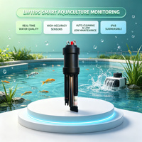 Capteur de qualité de l'eau solaire LoRaWAN 8-en-1, Hub sans fil Plug and Play pour la surveillance de l'eau environnante