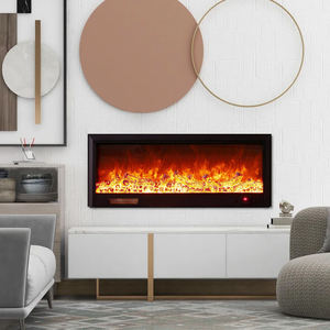 Réaliste Fire Place décor flamme <span class=keywords><strong>bois</strong></span> brûlant mural encastré LED cheminées électriques chauffage <span class=keywords><strong>insert</strong></span> - Product Image 1