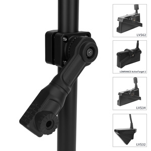 Velpaw Aluminum 0 Degree Transducer Mount for Pole & Trolling Motor Shaft, Fits LVS34/LVS32/LVS62 & ActiveTarget - Product Image 1